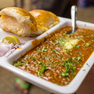 cheese pav bhaji
