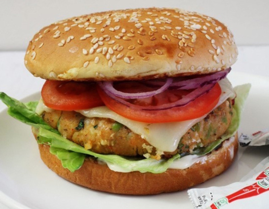 Aloo Cheese Tikki Burger