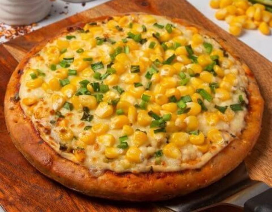 Corn Cheese Pizza