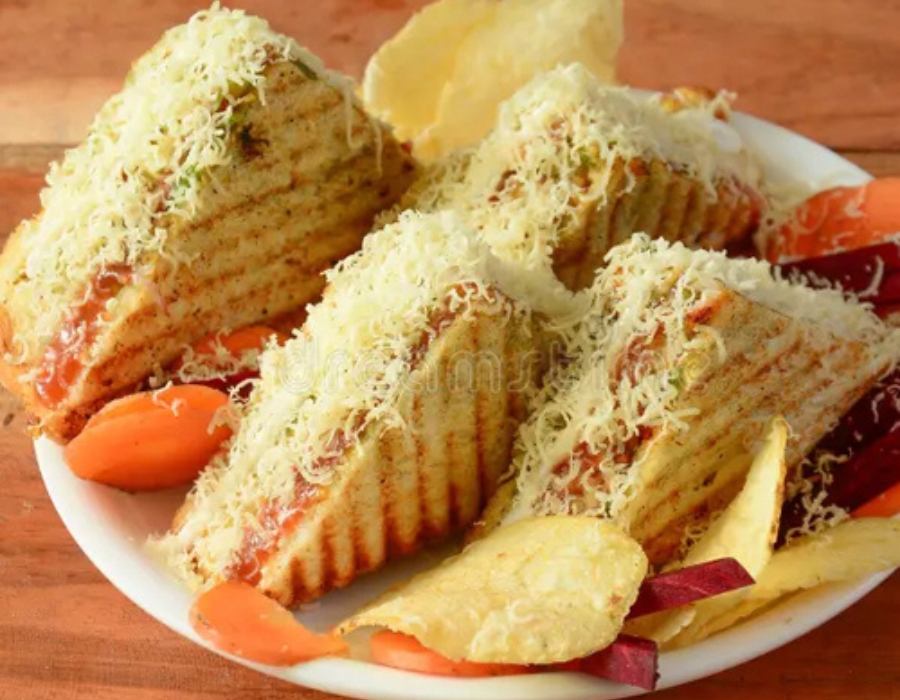Veg Cheese Grilled Sandwitch